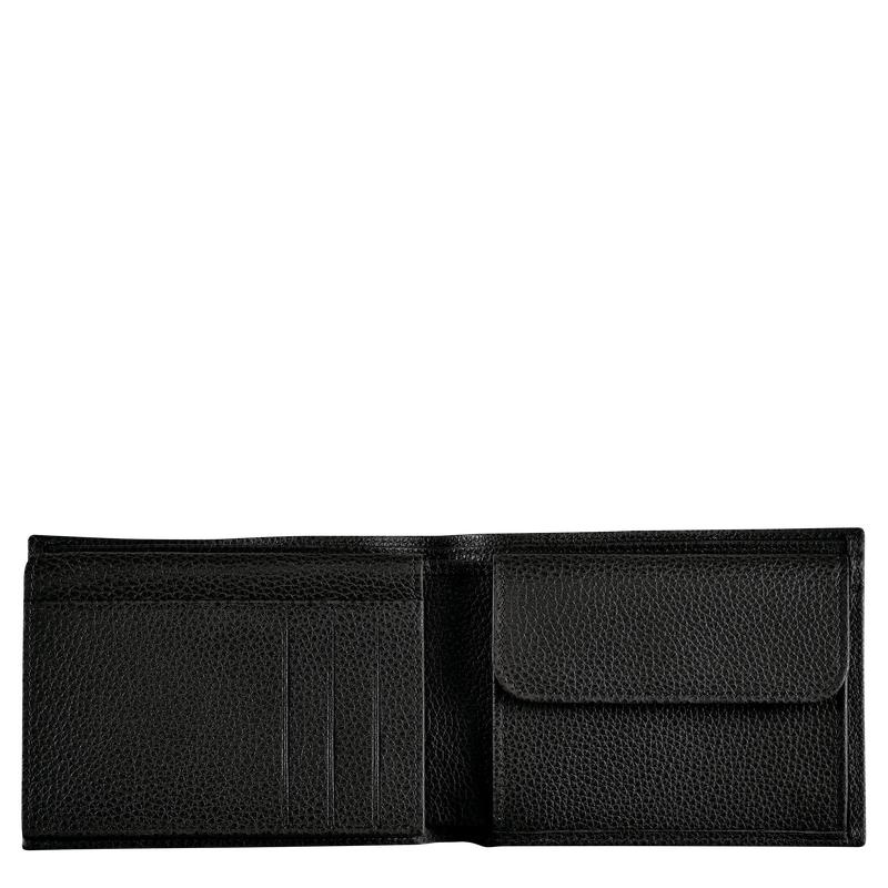 Men's Longchamp Le Foulonné Wallets Black | LJUOI-9402