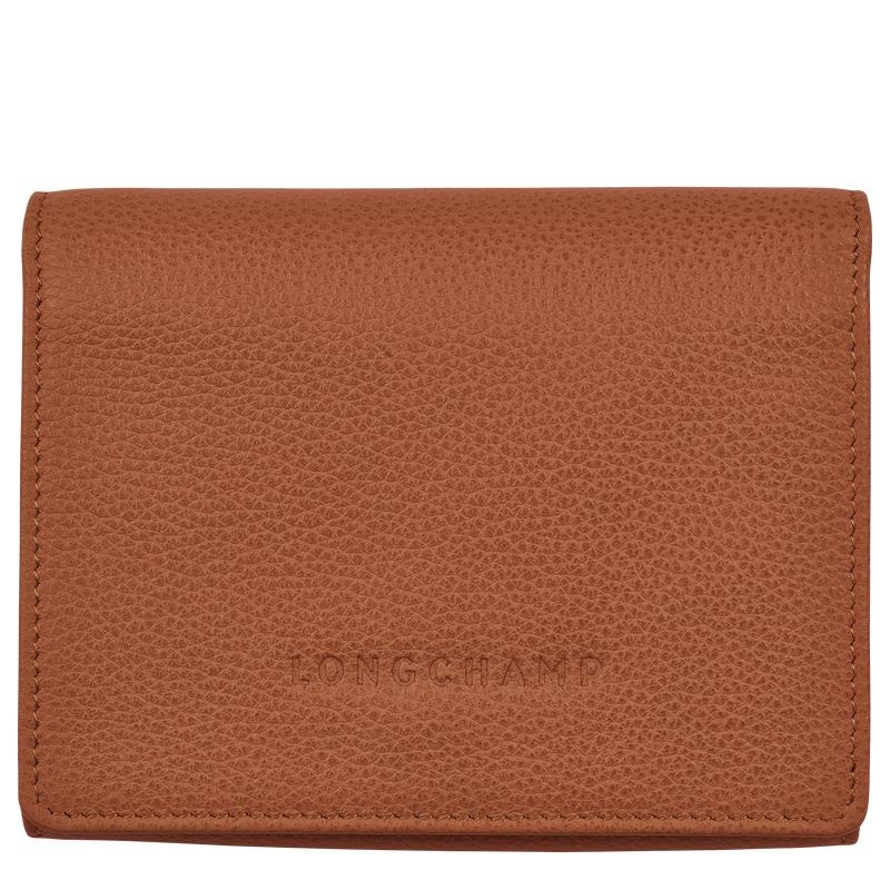 Men\'s Longchamp Le Foulonné Wallets Caramel Brown | IMAVO-1084