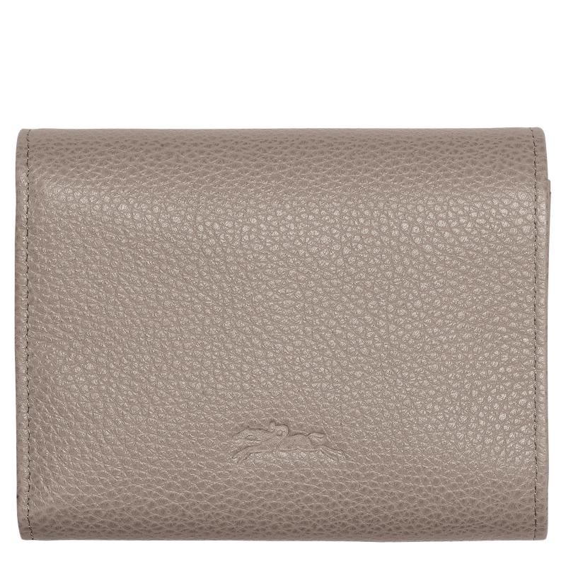 Men's Longchamp Le Foulonné Wallets Turtledove Grey | SZFNA-6973