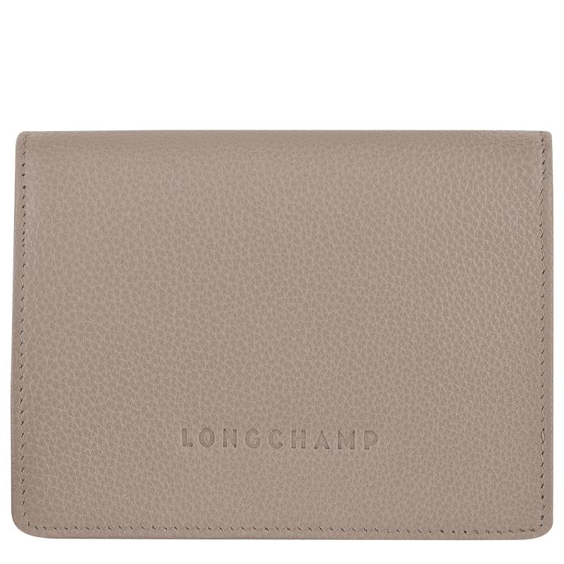 Men\'s Longchamp Le Foulonné Wallets Turtledove Grey | SZFNA-6973