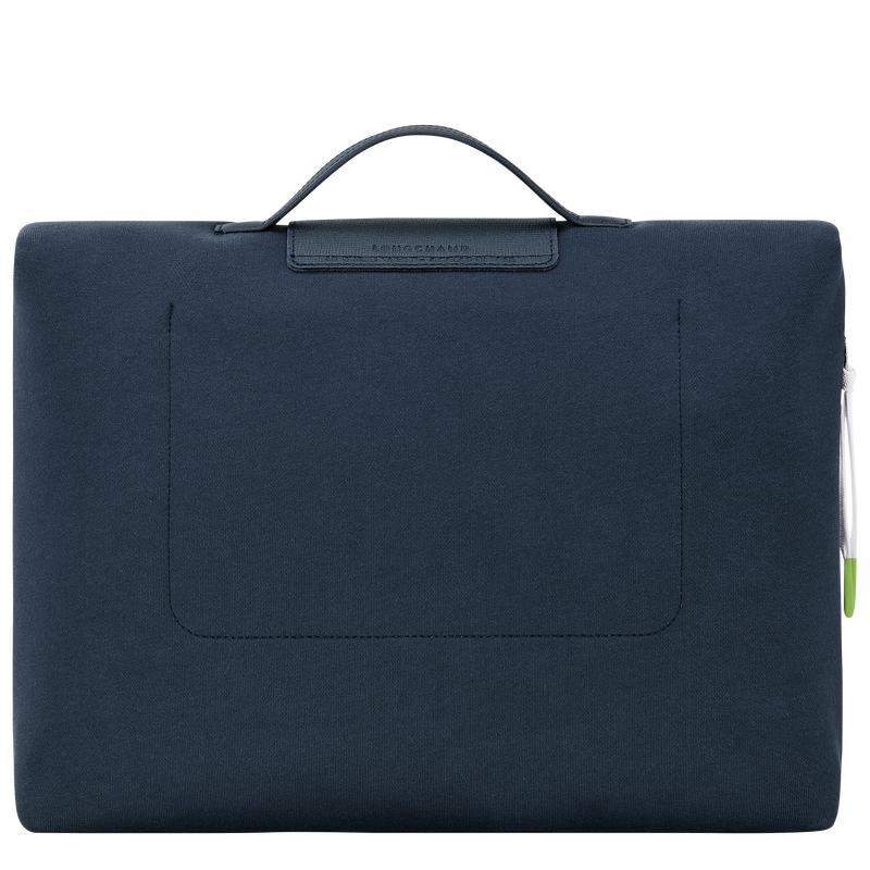 Men's Longchamp Le Pliage Collection Briefcase Navy | KMWZU-1849