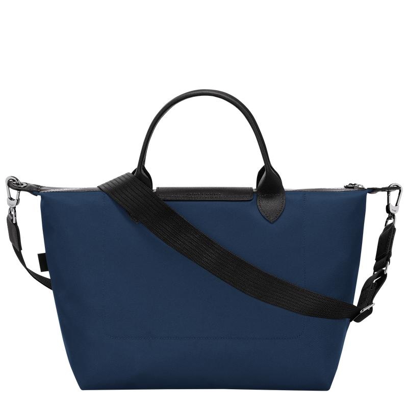 Men's Longchamp Le Pliage Energy L Handbags Navy | YTPIC-6587