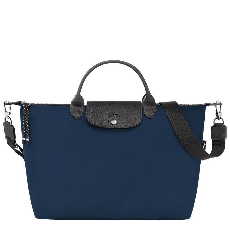 Men\'s Longchamp Le Pliage Energy XL Handbags Navy | DBTVS-4968