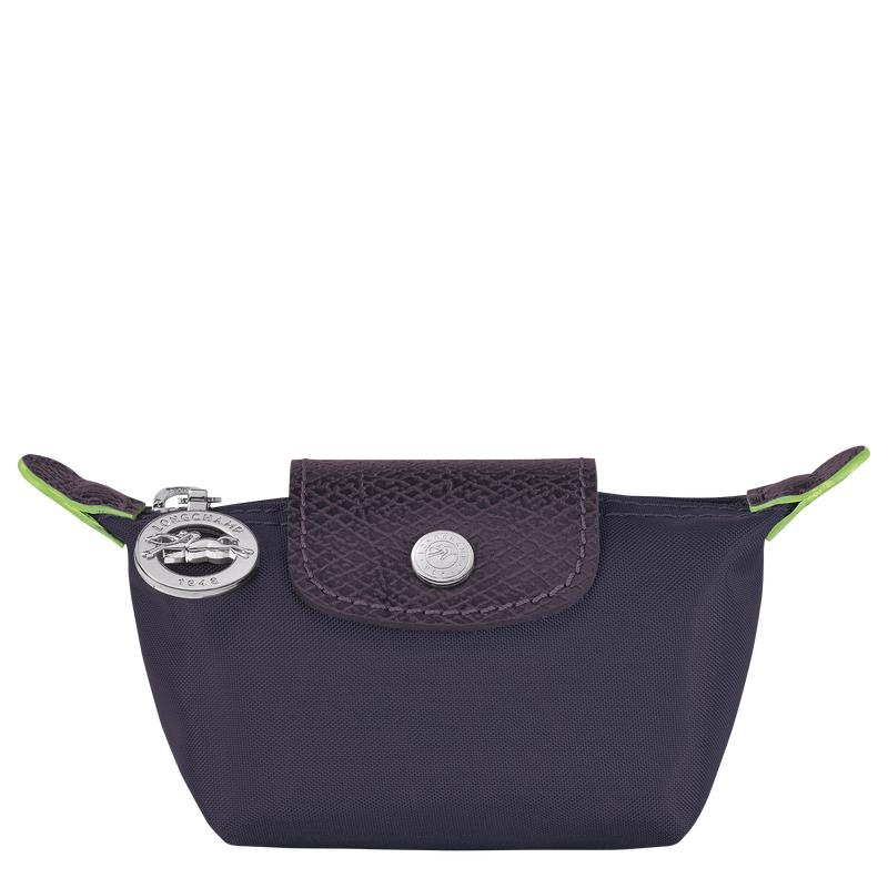 Men\'s Longchamp Le Pliage Green Coin Purses Bilberry Purple | LHQCN-7259