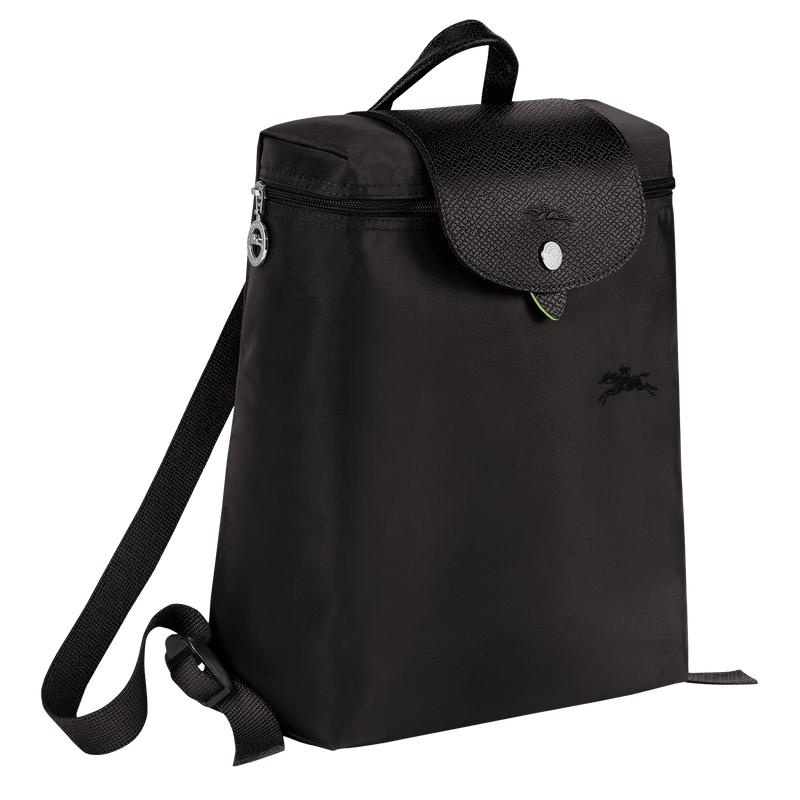 Men's Longchamp Le Pliage Green M Backpacks Black | QLUGN-8456