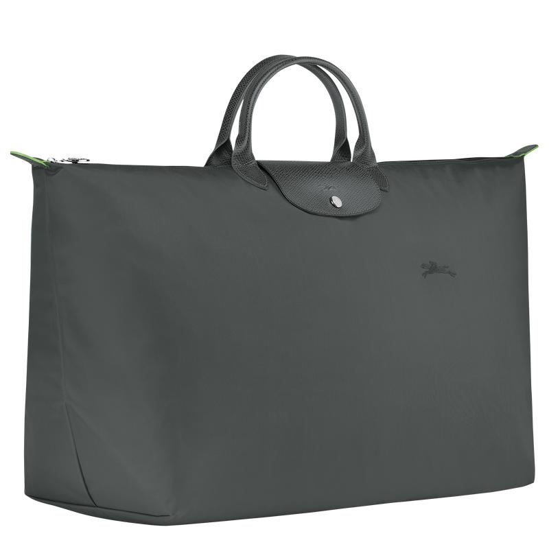 Men's Longchamp Le Pliage Green M Travel Bags Graphite Grey | TCGOX-5472