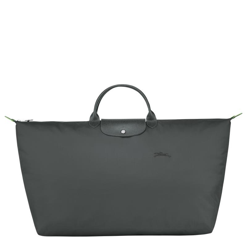 Men\'s Longchamp Le Pliage Green M Travel Bags Graphite Grey | TCGOX-5472