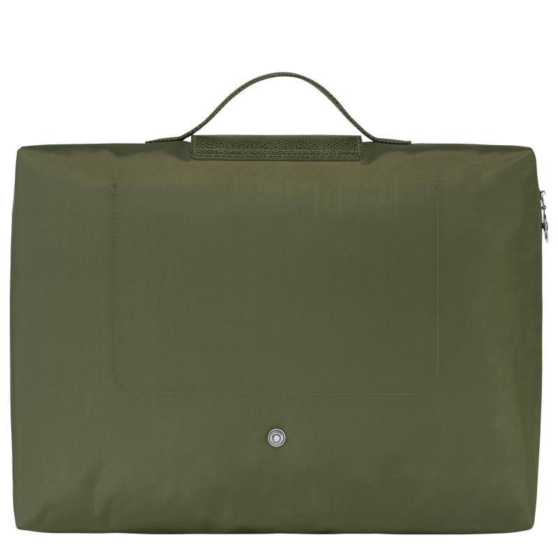 Men's Longchamp Le Pliage Green S Briefcase Forest Green | KDYRZ-9017