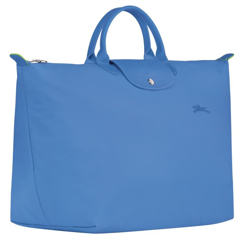 Men's Longchamp Le Pliage Green S Travel Bags Cornflower Blue | NRQTF-3169