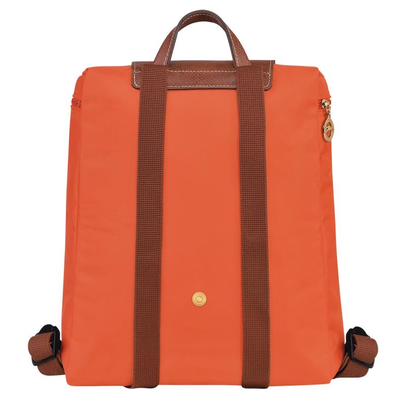 Men's Longchamp Le Pliage Original M Backpacks Orange | PHCDT-8475