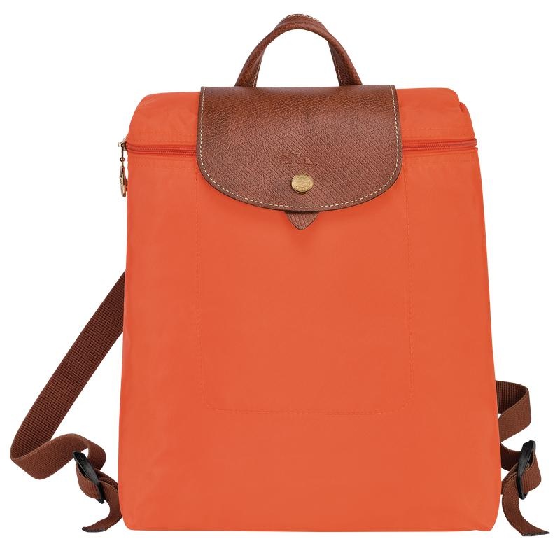Men\'s Longchamp Le Pliage Original M Backpacks Orange | PHCDT-8475