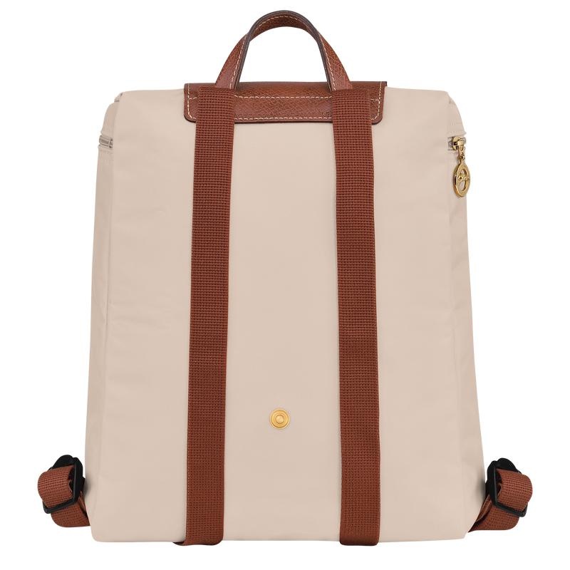 Men's Longchamp Le Pliage Original M Backpacks Paper White | LCEZA-1438