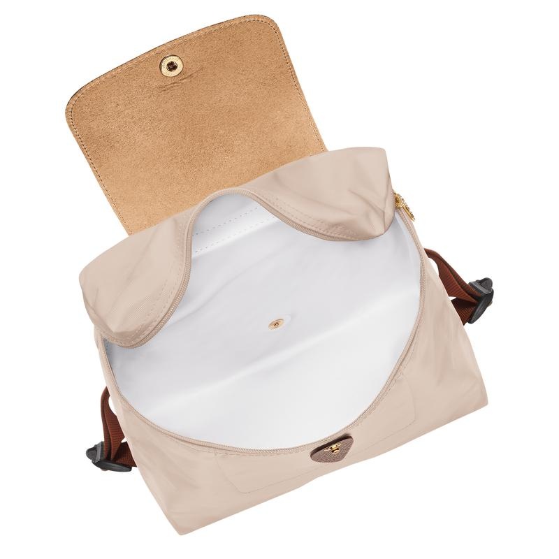 Men's Longchamp Le Pliage Original M Backpacks Paper White | LCEZA-1438