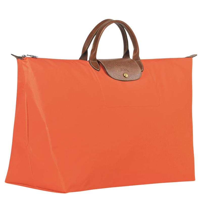 Men's Longchamp Le Pliage Original M Travel Bags Orange | XYNJK-4872