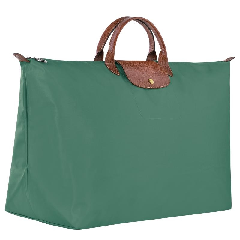 Men's Longchamp Le Pliage Original M Travel Bags Sage Green | QUAHR-0328