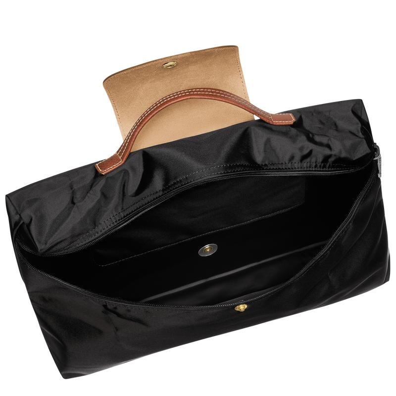 Men's Longchamp Le Pliage Original S Briefcase Black | FUZME-2839