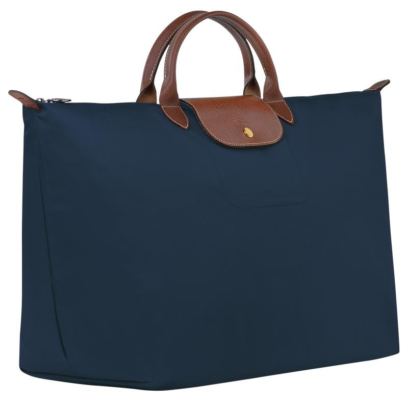 Men's Longchamp Le Pliage Original S Travel Bags Navy | USPLE-0968