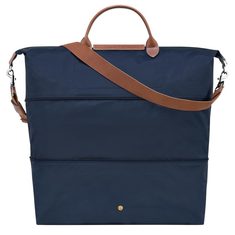 Men's Longchamp Le Pliage Original expandable Travel Bags Navy | QSODA-8720
