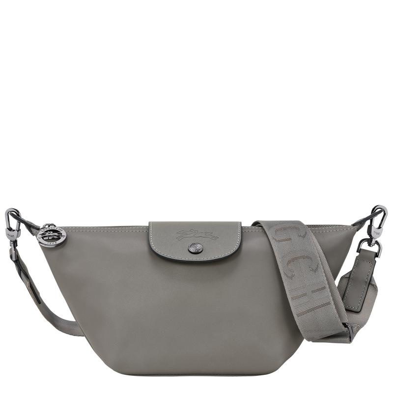 Men\'s Longchamp Le Pliage Xtra XS Crossbody Bags Turtledove Grey | JXQTG-4786