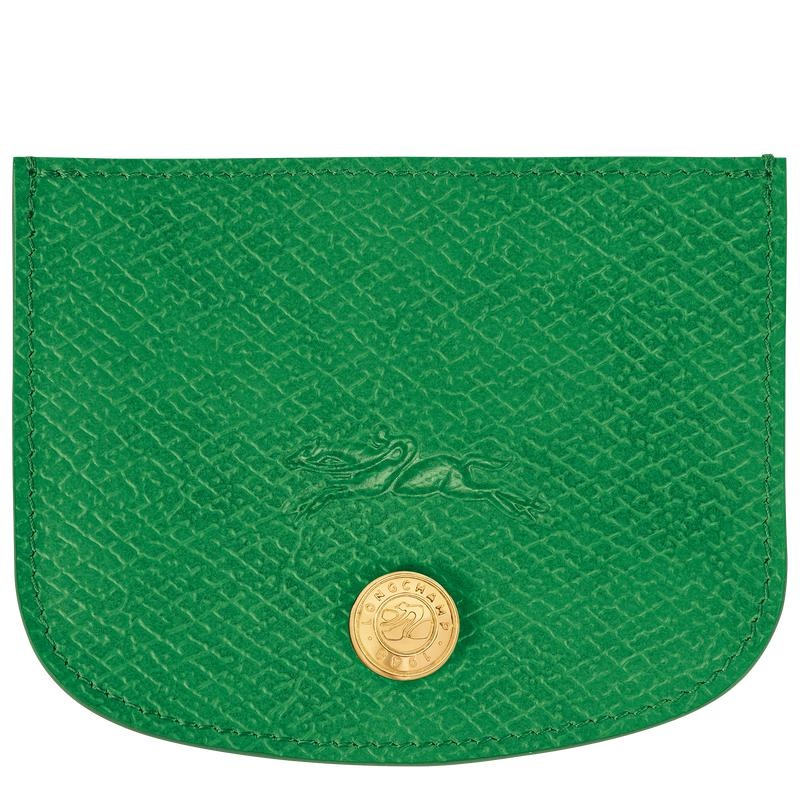 Men\'s Longchamp Épure Cardholders Green | CYFIX-6241