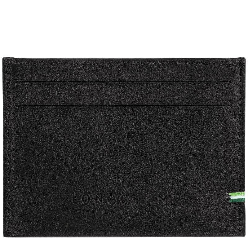 Men\'s Longchamp sur Seine Cardholders Black | IJBZO-5168