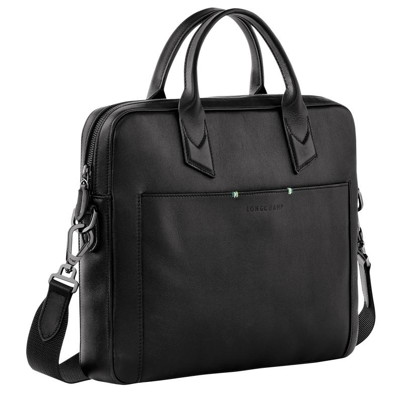 Men's Longchamp sur Seine S Briefcase Black | CPKQH-4815