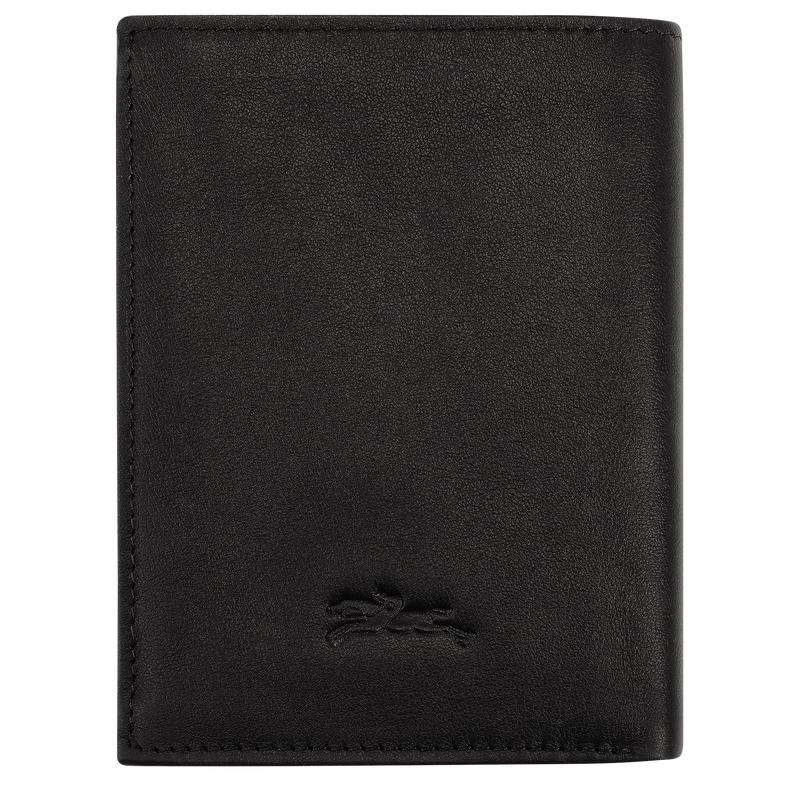 Men's Longchamp sur Seine Wallets Black | BOPNH-8349