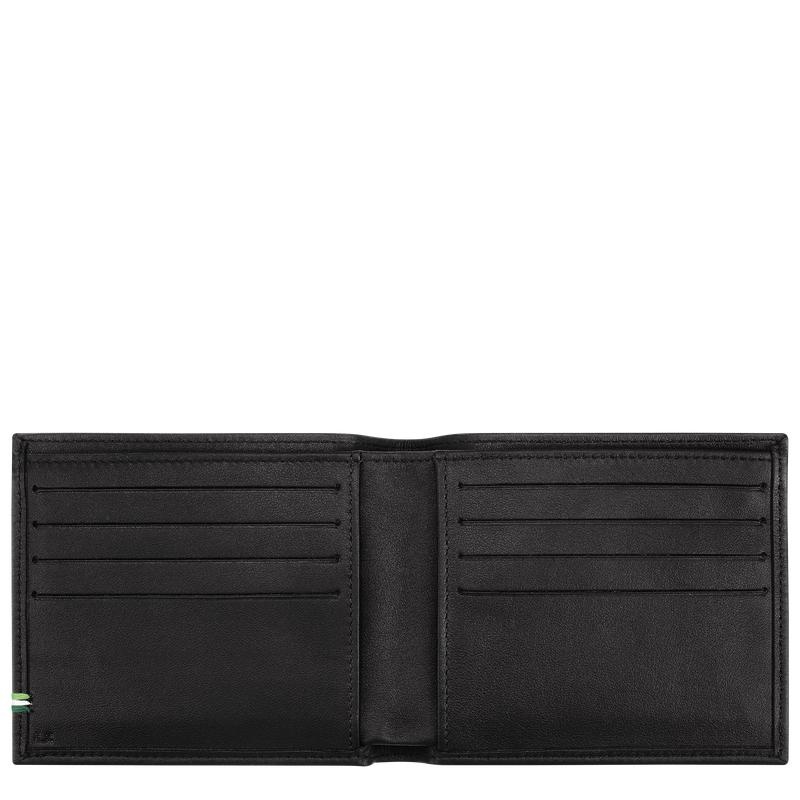 Men's Longchamp sur Seine Wallets Black | ZCGTF-5374