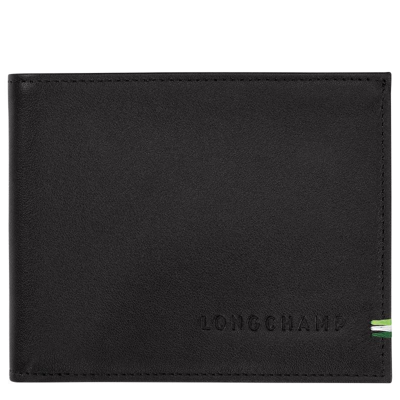 Men\'s Longchamp sur Seine Wallets Black | CNTSE-7240