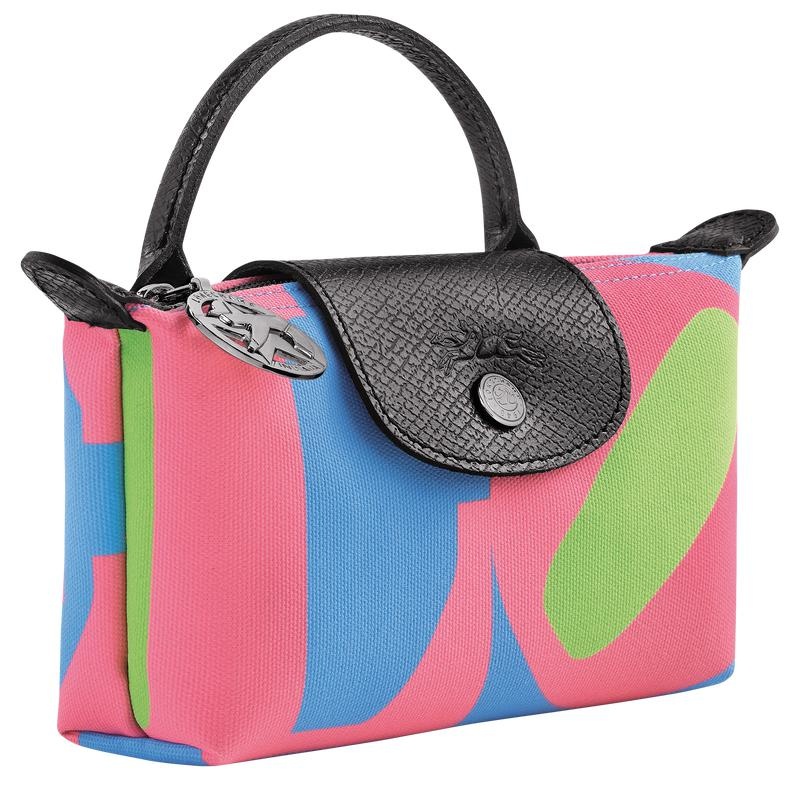 Men's Longchamp x Robert Indiana Pouches Pink | HEYWL-6870