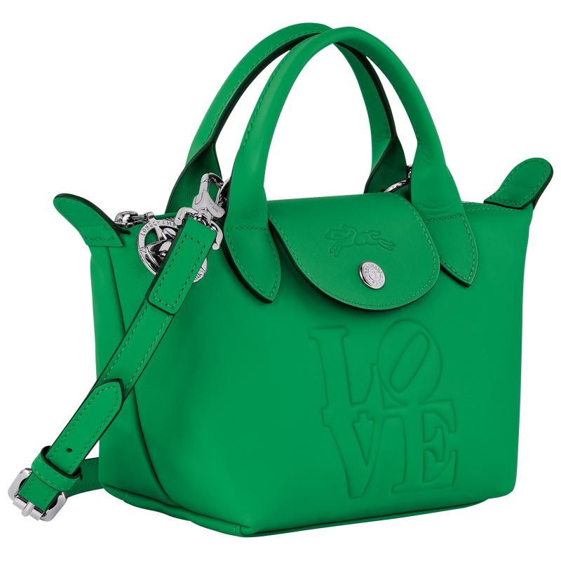 Men's Longchamp x Robert Indiana XS Handbags Green | ELZWA-8734