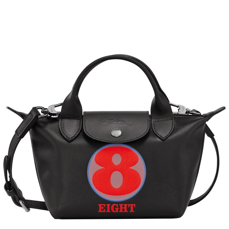 Men\'s Longchamp x Robert Indiana XS Handbags Black | BTKAO-1843