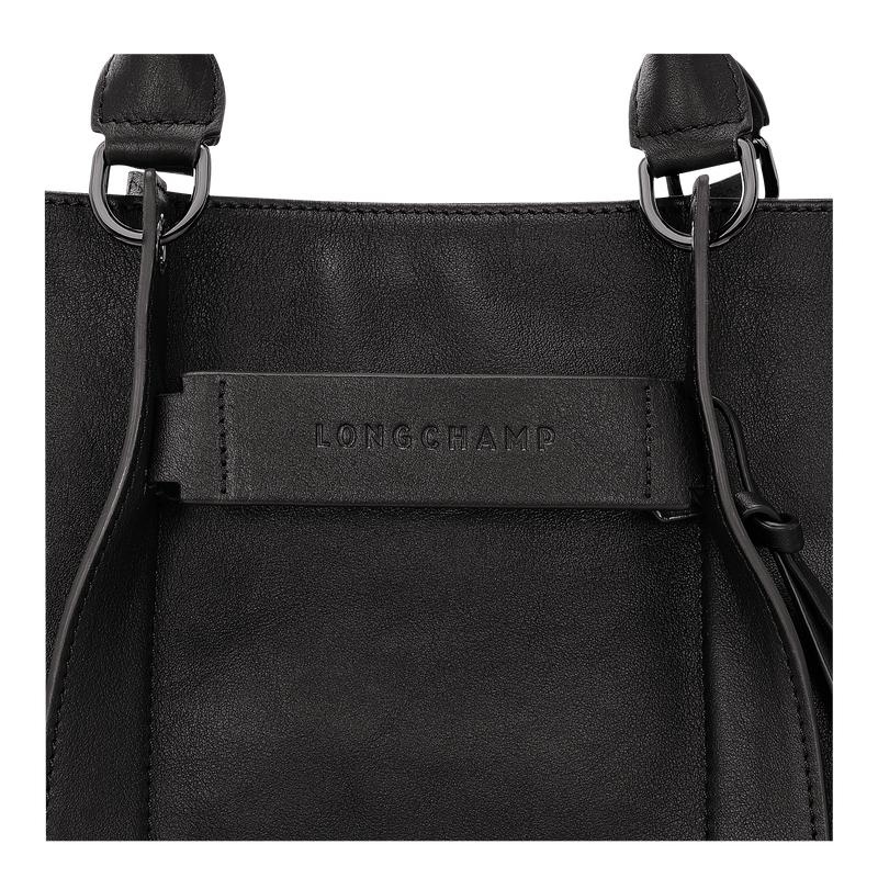 Women's Longchamp 3D L Handbags Black | XSLPB-9087