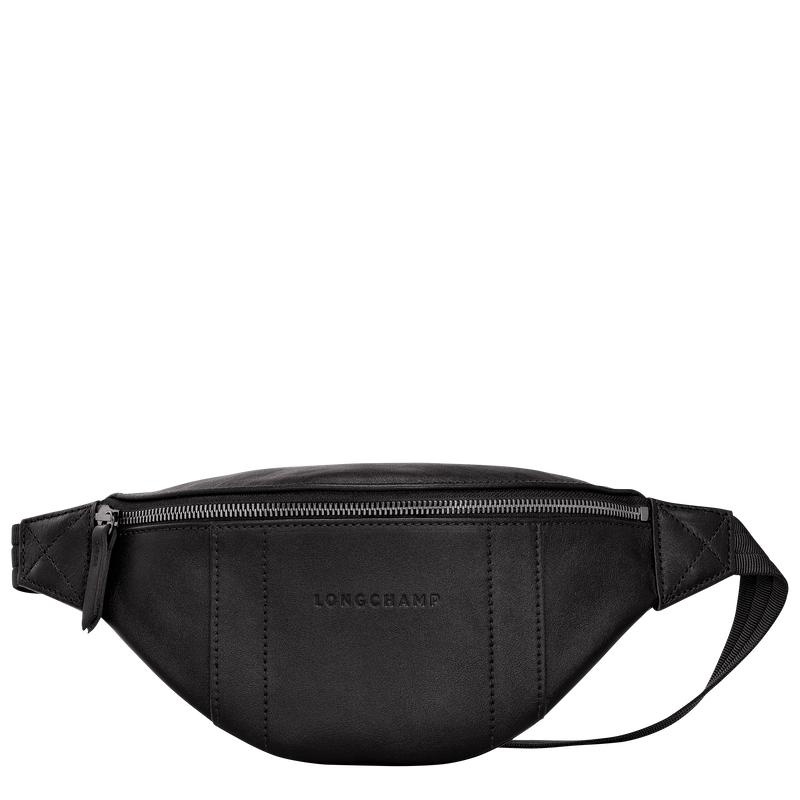 Women\'s Longchamp 3D S Belt Bags Black | LQNOH-8164