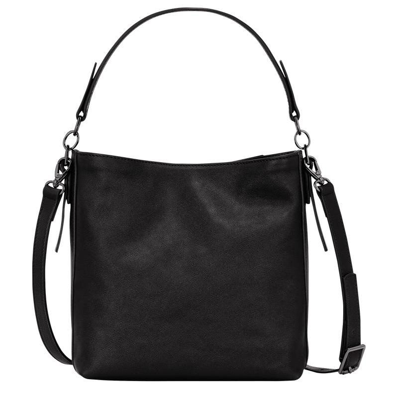 Women's Longchamp 3D S Crossbody Bags Black | QWZEK-8317