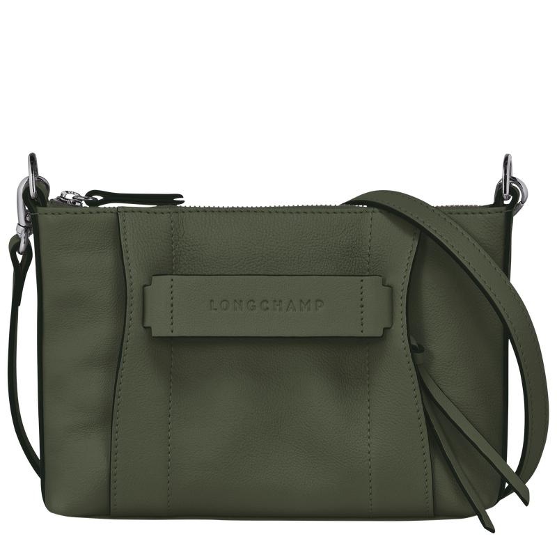 Women\'s Longchamp 3D S Crossbody Bags Khaki | VINLE-9250