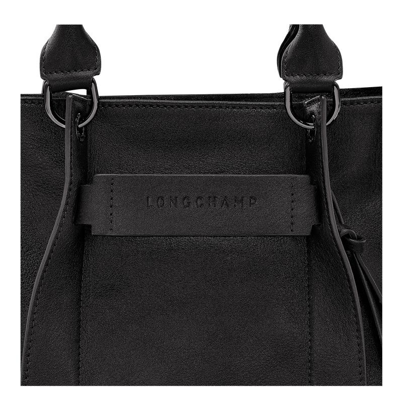 Women's Longchamp 3D S Handbags Black | NZSQU-3625
