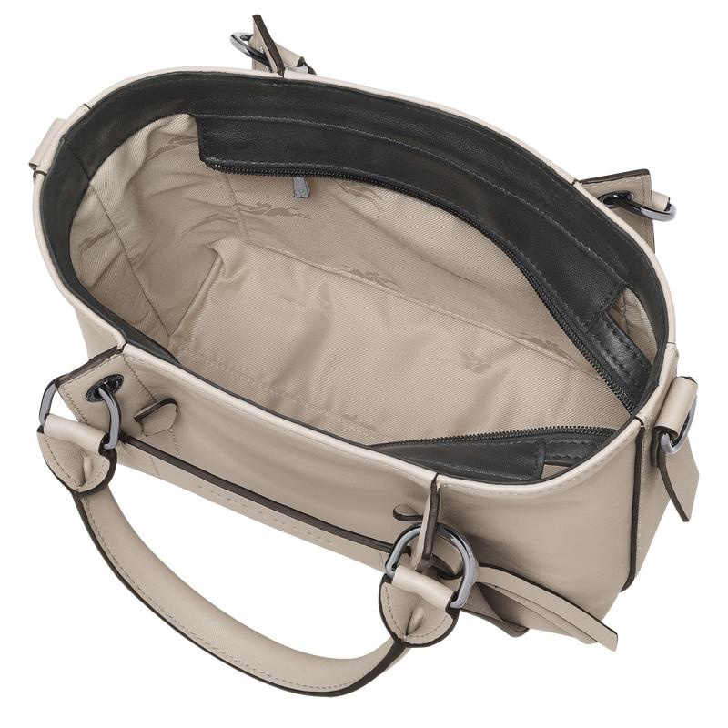 Women's Longchamp 3D S Handbags Clay Grey | QOBKH-8647