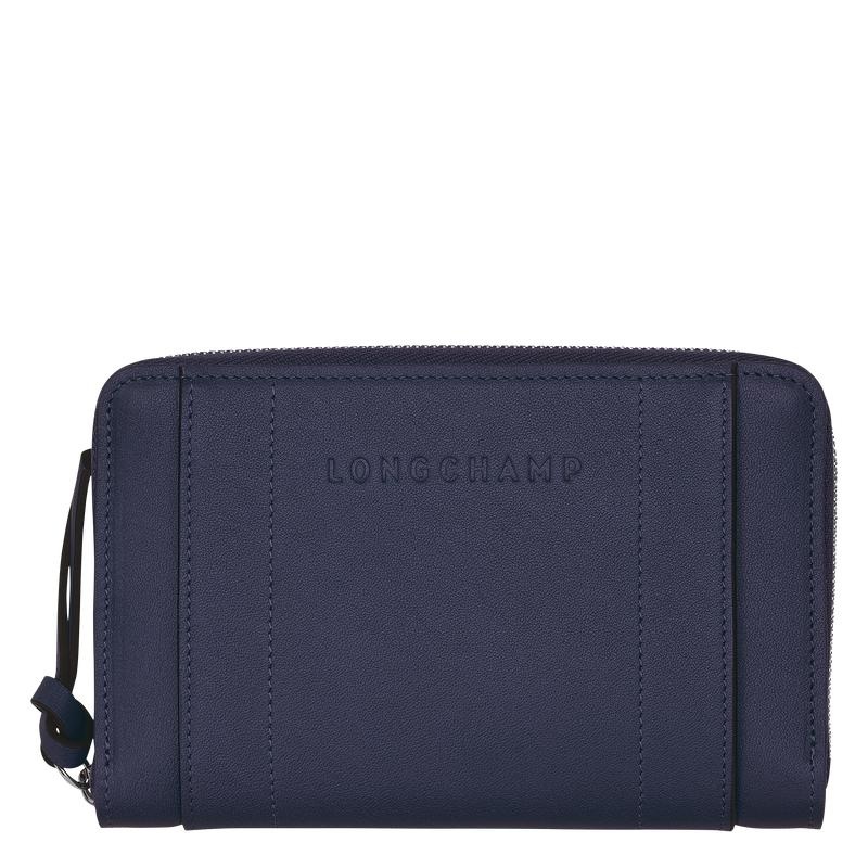 Women\'s Longchamp 3D Wallets Bilberry Purple | TMVWG-2973