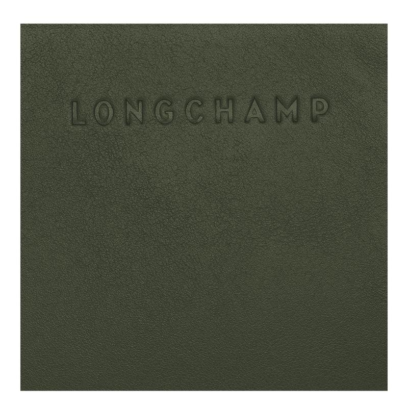 Women's Longchamp 3D Wallets Khaki | UQJAC-7460