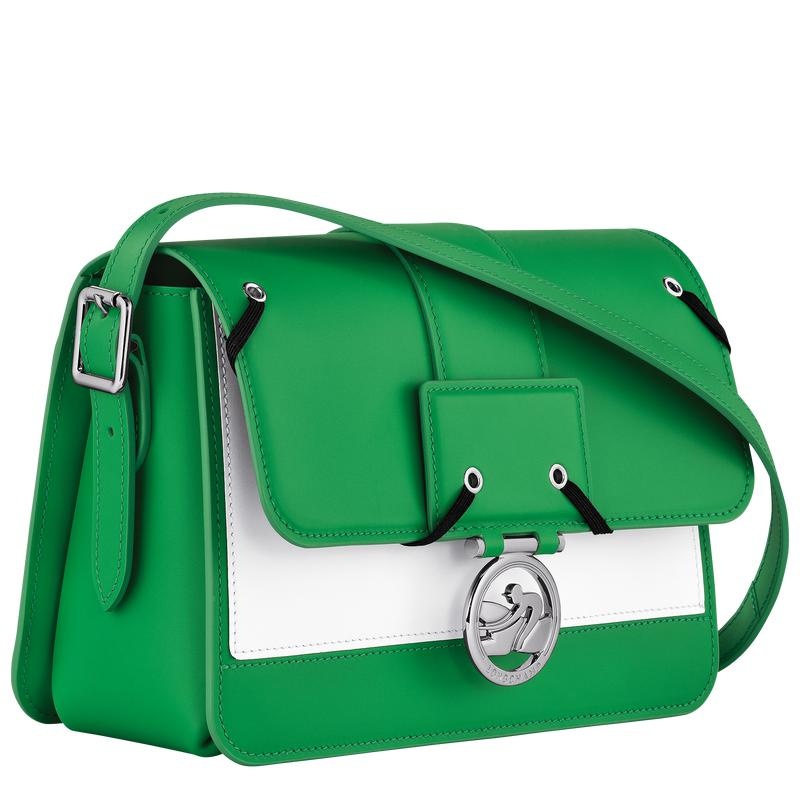 Women's Longchamp Box-Trot M Crossbody Bags Lawn Green | XNWVC-7065