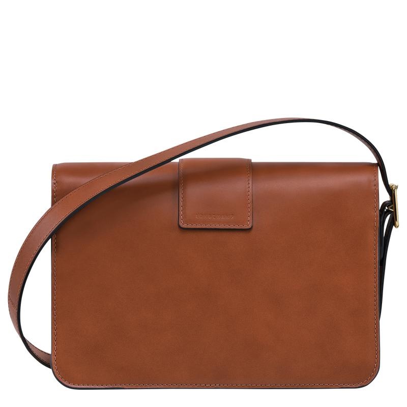 Women's Longchamp Box-Trot M Crossbody Bags Cognac Brown | UABMW-3806