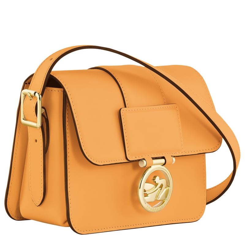 Women's Longchamp Box-Trot S Crossbody Bags Apricot Orange | HBQKJ-2489