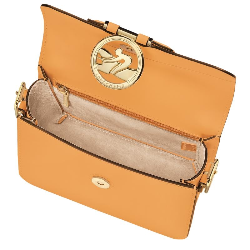 Women's Longchamp Box-Trot S Crossbody Bags Apricot Orange | HBQKJ-2489