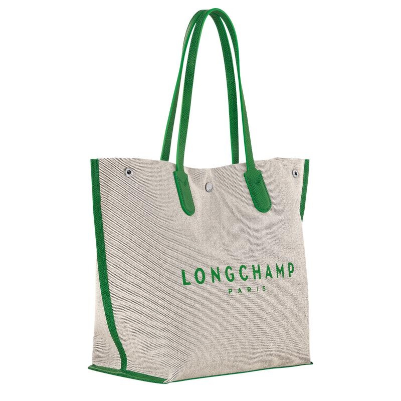 Women's Longchamp Essential L Tote Bag Green | ISAHD-6928