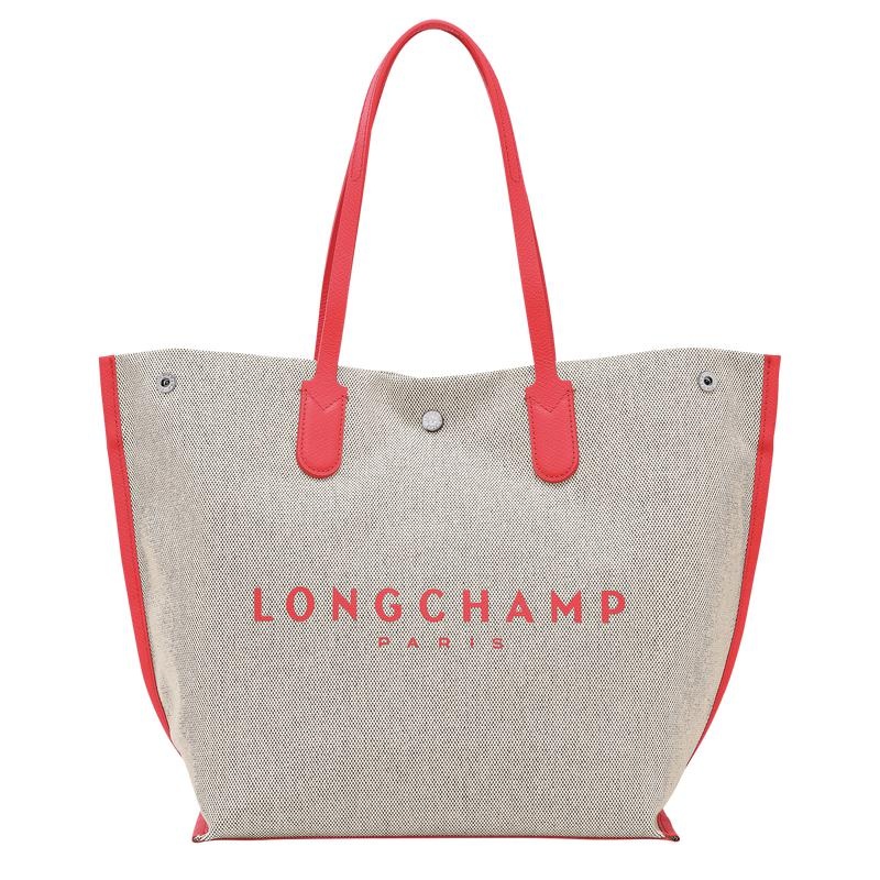 Women\'s Longchamp Essential L Tote Bag Strawberry Red | LBJCK-5473