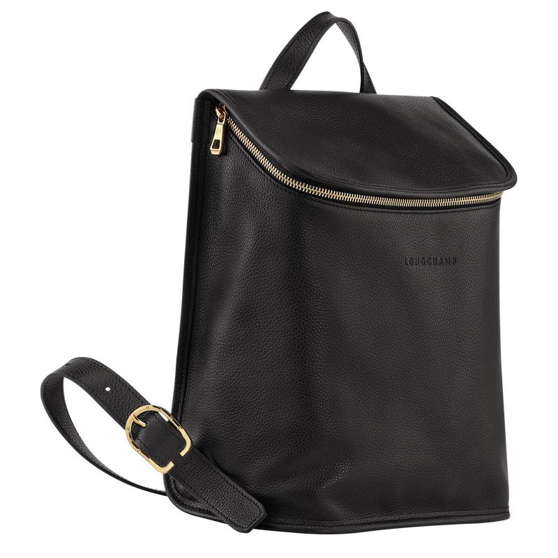 Women's Longchamp Le Foulonné Backpacks Black | RLSJH-2437