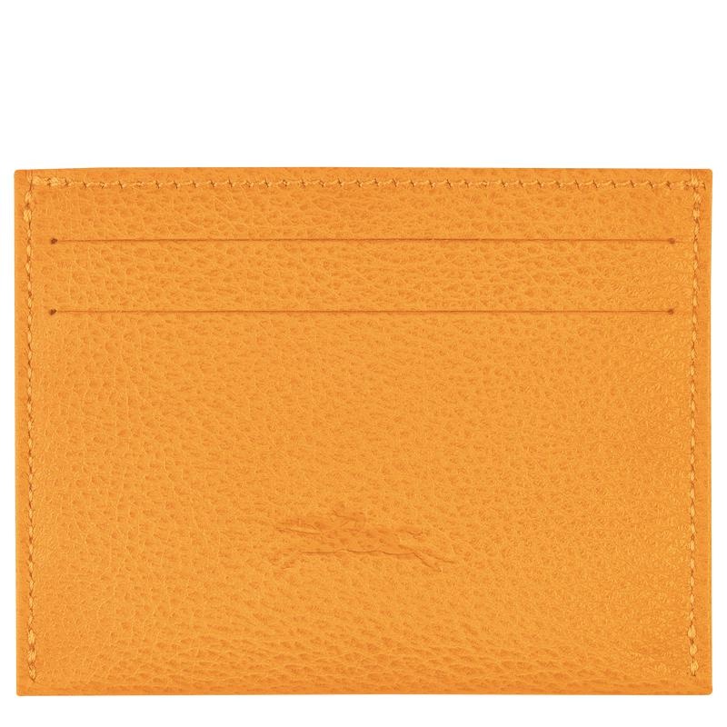 Women's Longchamp Le Foulonné Cardholders Apricot Orange | VCTWA-5923