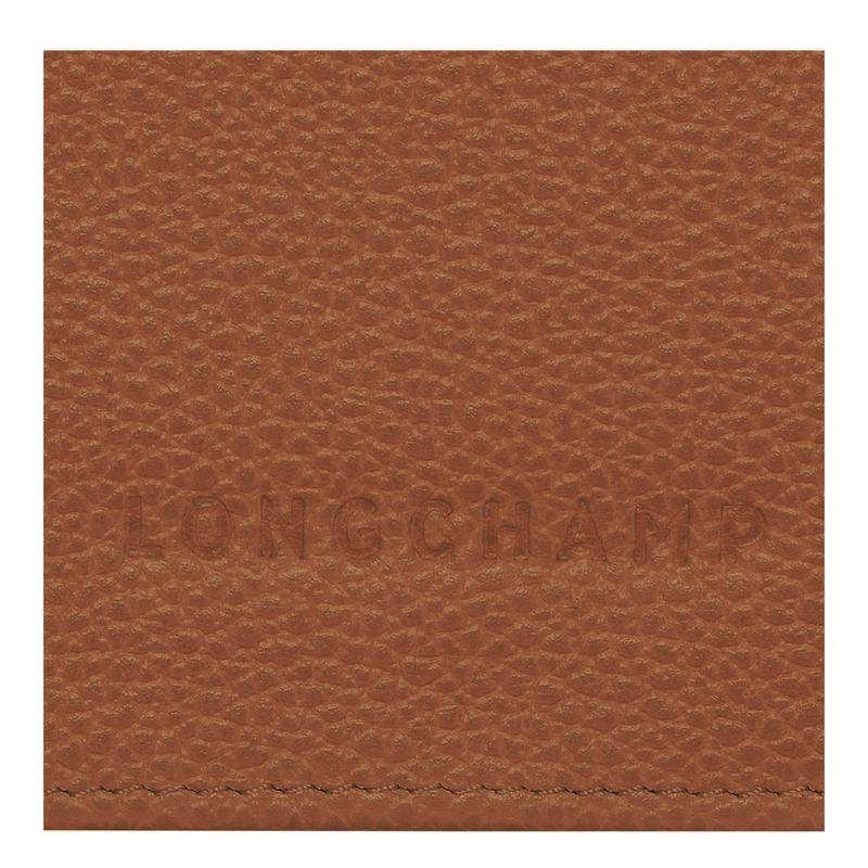 Women's Longchamp Le Foulonné Continental Wallets Caramel Brown | WONGX-3108