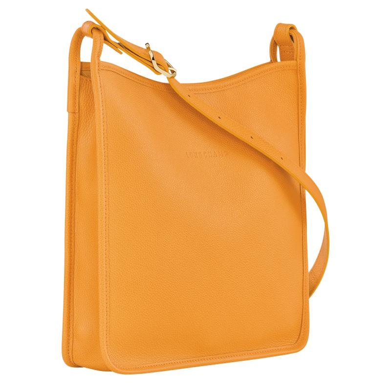 Women's Longchamp Le Foulonné M Crossbody Bags Apricot Orange | UHQEN-3480